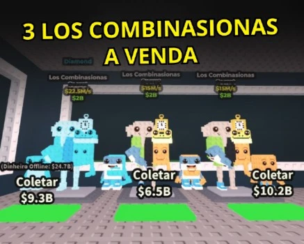 3 Los combinasionas-Roube um brainrot
