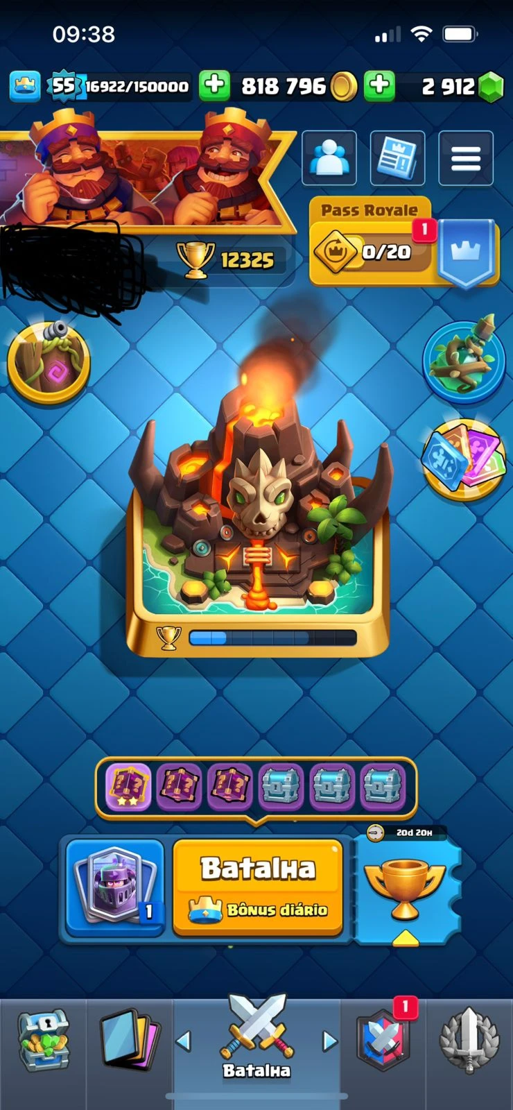 Vendo conta antiga Clash Royale(lvl55)