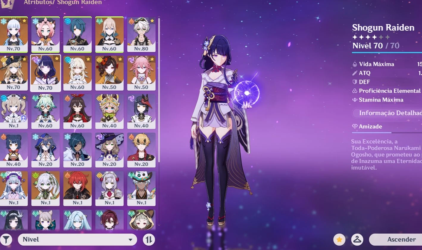 AR54 | Raiden + Nahida + Ayaka + Yae Miko + Navia + Chiori +