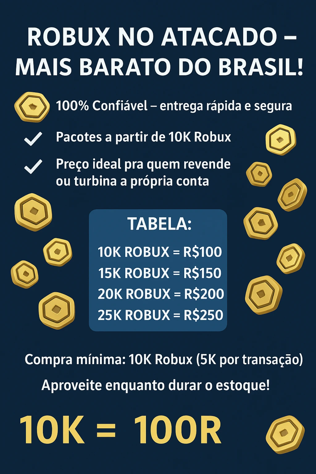 💰 Robux Barato – Poder Brasileiro!