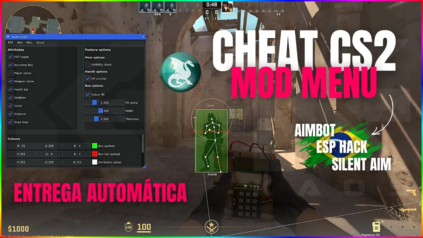Cheat CS2 - Atualizado Todos Dias [2025] [DEZEMBRO] [HACK]