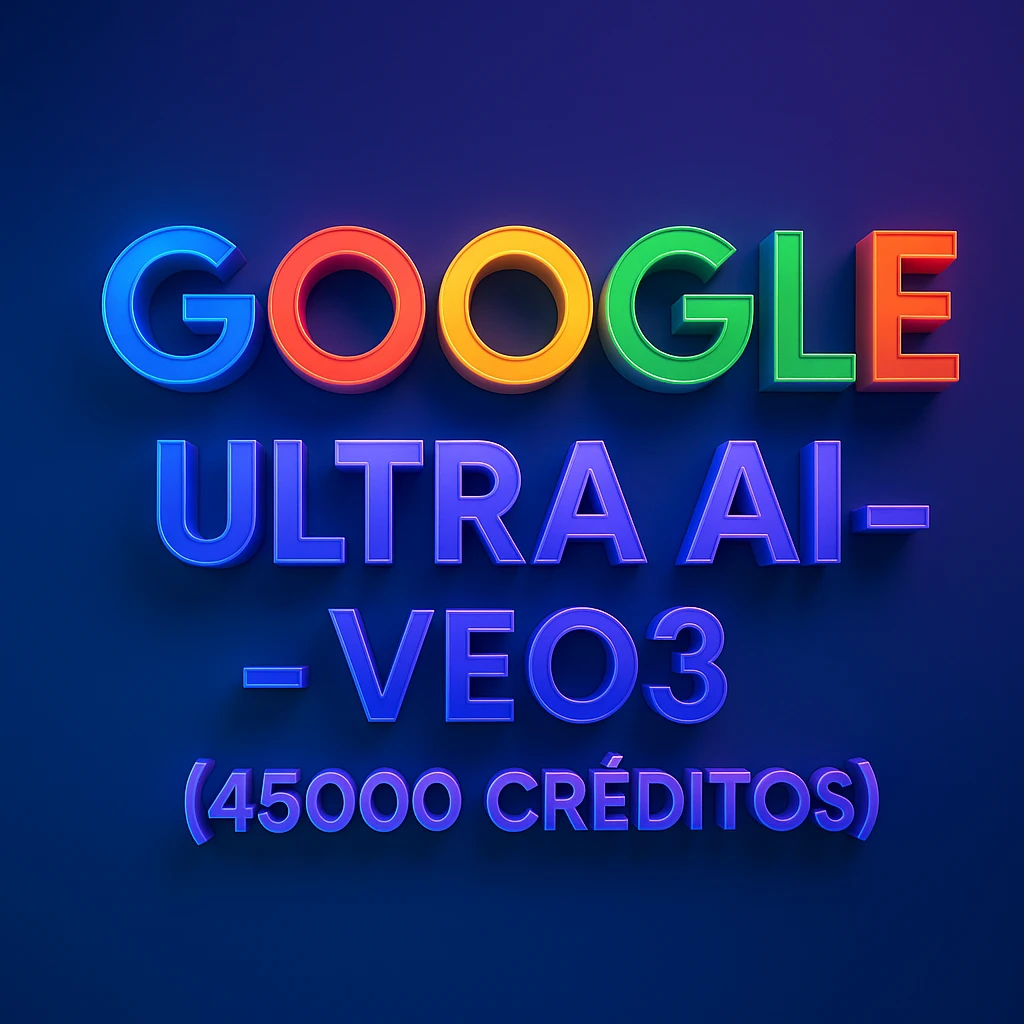 Assinatura Google Ultra + Veo 3: 45.000 Créditos/30 Dias