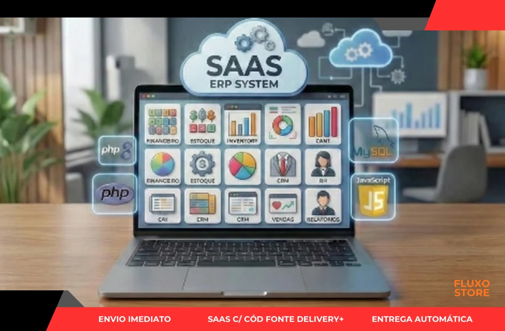 Sistema Erp Saas Estilo Crm Para Gestão Total