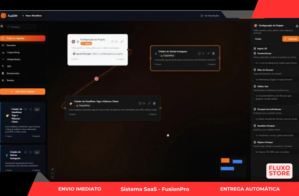 Criação Workflows Com Agentes De IA Personalizados Fusionpro
