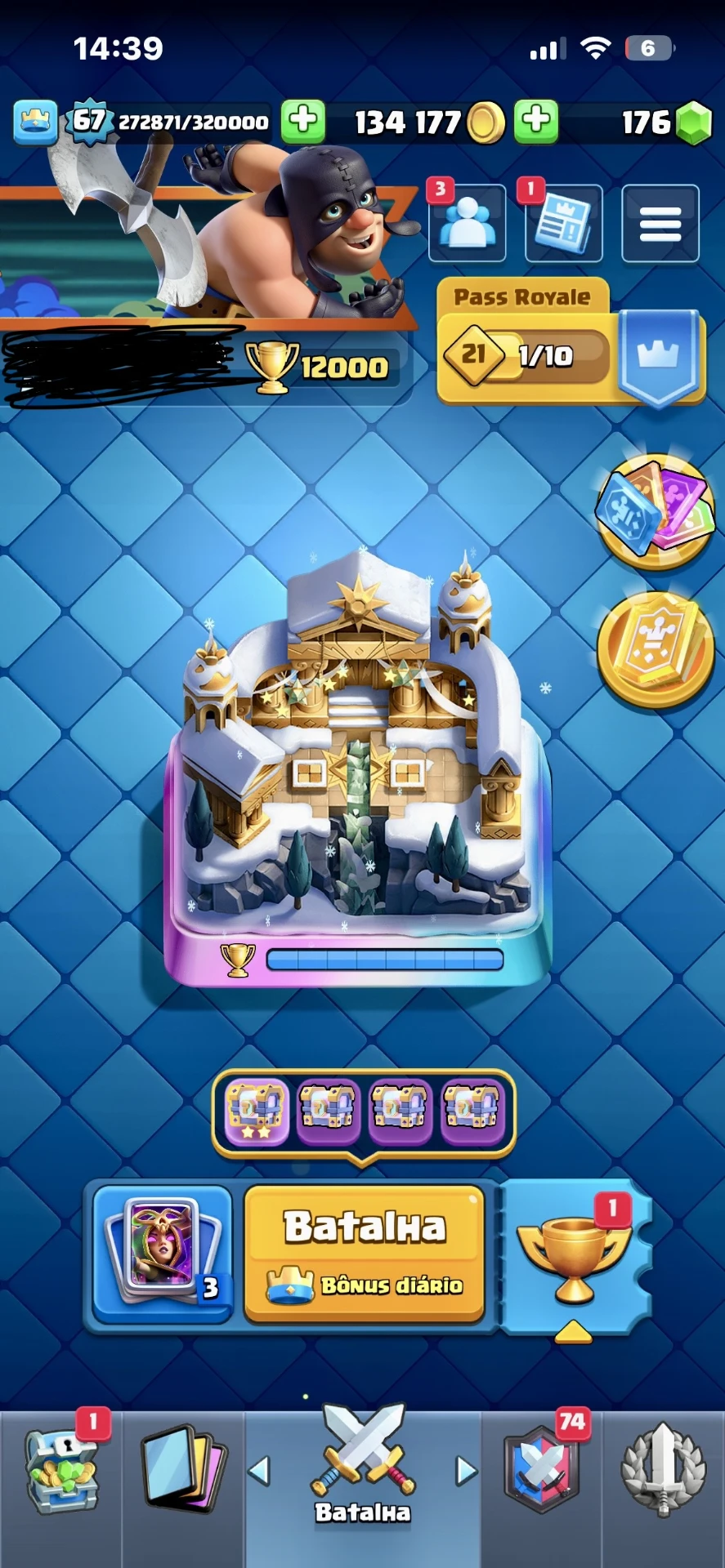 Contas Clash royale upadas