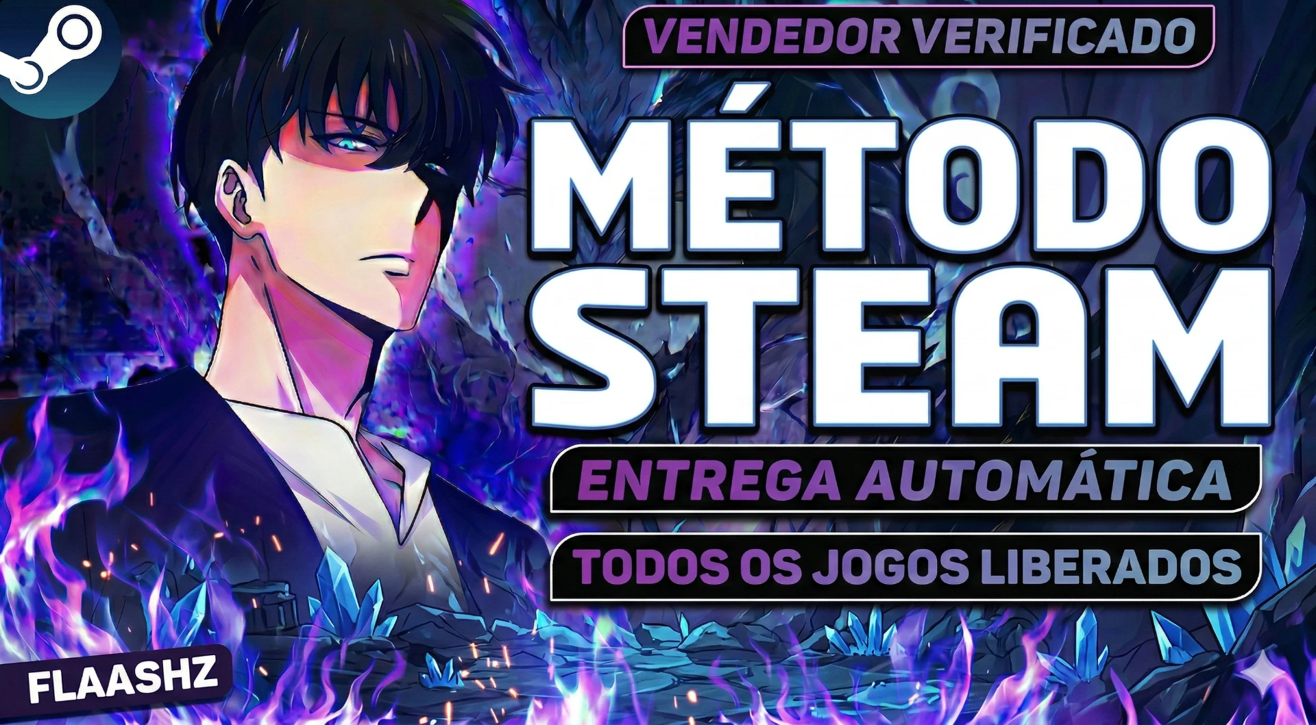 Método Steam | Todos Os Jogos Liberados | Todas As Dlcs