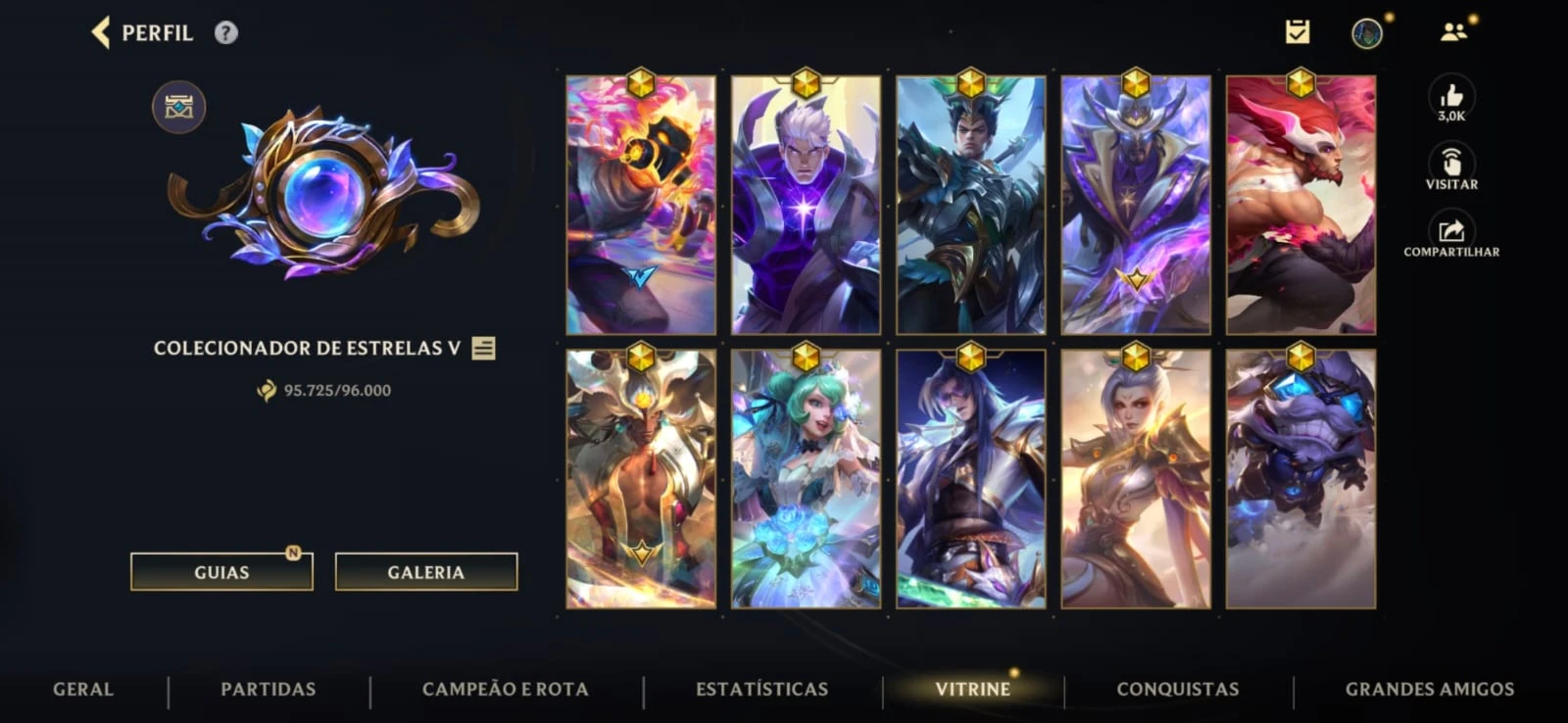 Conta de wildrift MAIS de 20k investido, Challenger e mais..