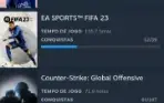 CONTA CS:GO PRIME + SKINS + GTAV + FIFA 22 E 23