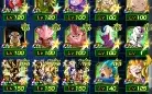 +100 chars SSR e LR Rank 416 DBZ Dokkan Battle