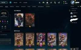 CONTA DE LOL PLAT 4