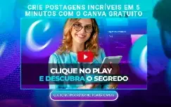 Landing page para venda de artes Canva