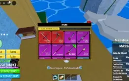 Conta Blox Fruits (Level Max) Cdk + Soul Guitar, Dough V2