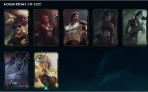 Conta League of Legends com skins arcane