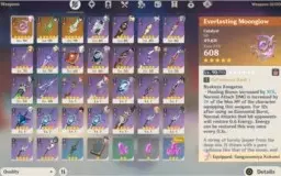 Xiao + Jade, Kokomi + Fumetsu Gekka + Zhongli