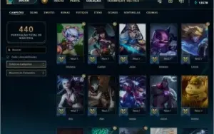 CONTA DE  LOL PLAT 1 - 395 SKINS
