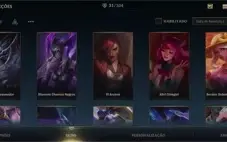 Conta Wild Rift quase Mestre e 31 Skins (4 passes)!