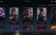 Conta Wild Rift quase Mestre e 31 Skins (4 passes)!