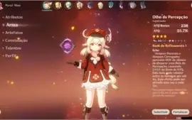 Conta GENSHIN - [NA] - AR 34 - Klee