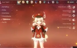 Conta GENSHIN - [NA] - AR 34 - Klee