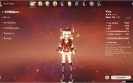 Conta GENSHIN - [NA] - AR 34 - Klee