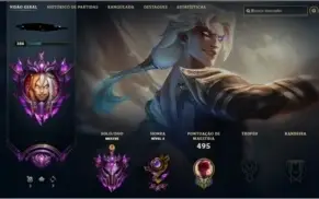 Conta de league of legends, elo mestre, 145 skins, 140 champ