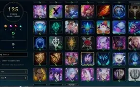 CONTA LOL 123 SKINS UNRANKED