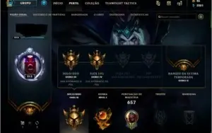 Vendo conta LV213, Gold 3 ,Full champs, 87 skins, 16 cromas