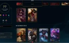 Conta League of Legends Prata II , 77 Skins no Total(Lvl 99)