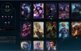 Conta League of Legends Prata II , 77 Skins no Total(Lvl 99)