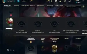 Unranked com TODOS os champs e 126 Skins