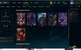 CONTA LEAGUE OF LEGENDS LEVEL 32 EDIÇÃO 10 ANOS