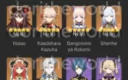Genshin Impact Conta Servidor NA AR60 diversos 5*