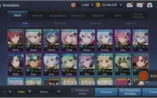 Conta Grand Chase Mobile( Versão Western Global) Mid/EndGame