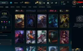 Conta league of legends|Level 315| 128 Skins | + 100 champ