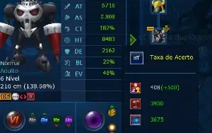 Conta LAOmega com OX e DB / com true vice e Chaveiro