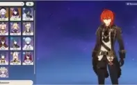 CONTA IMENSA/KEQING/FALCÃO/DILLUC C1/RAIDEN/QIQI/JEAN/HARPA