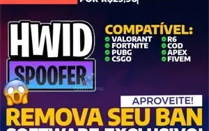 [Exclusivo] Spoofer HWID Unban | Remove Ban | 100% Funcional