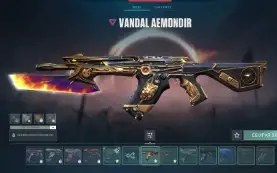 Conta Valorant +2K400 Gastos Com Vandal Kuronami Platina2