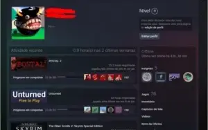 Conta steam top csgo + 76 jogos