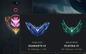 conta lol diamante