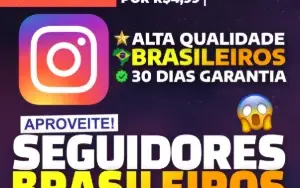 SEGUIDORES INSTAGRAM BRASILEIROS - HOMENS E MULHERES