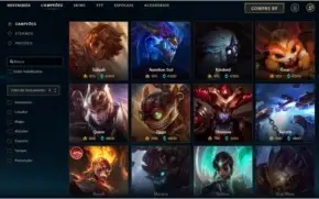 CONTA COM 8 MÍTICAS E 291 SKINS