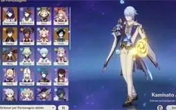 AYATO, ARMA DELE, VENTI, RAIDEN, XIAO, ZONGHLI + 5 ESTRELAS