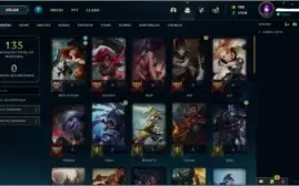 conta gold 3. Só skin top leia