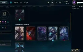conta gold 3. Só skin top leia