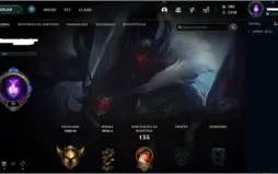 conta gold 3. Só skin top leia