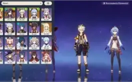 KLEE + GANYU + MONA + ORAÇÃO