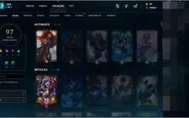 Conta lol prata 3 todos os campeões