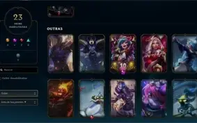 Vendo conta de lol lvl 62 não é smurf duas Skins vitoriosas