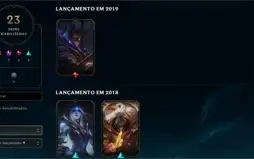 Vendo conta de lol lvl 62 não é smurf duas Skins vitoriosas